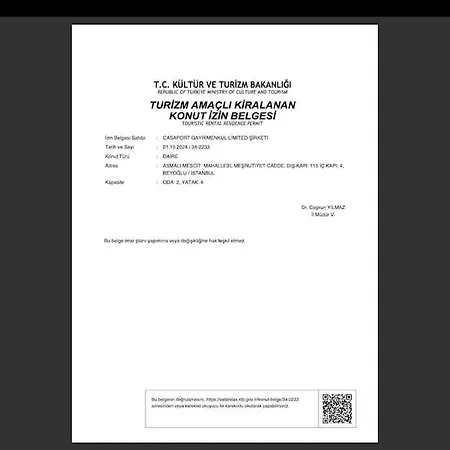 Stylish 2br Galata-taksim Area Near Metro